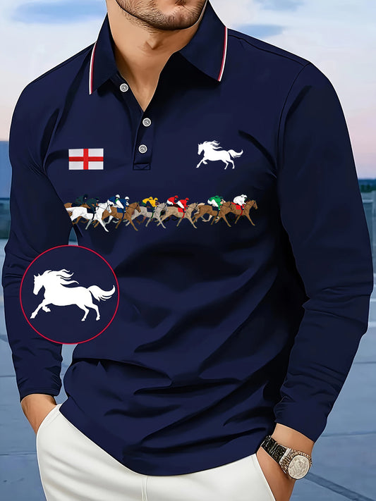 Men's Cheltenham Festival Print long sleeve shirt