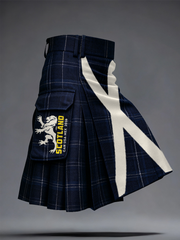 Unisex Scotland Football Lover Printed Kilt Skirt