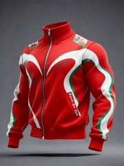 Men's Welsh Rugby Lover Printed Coat