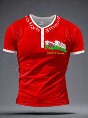 Men's Welsh Rugby Lover Printed Tops