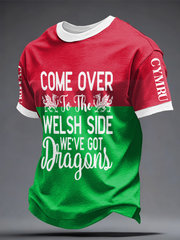 Men's Welsh Rugby Lover Printed T-shirt