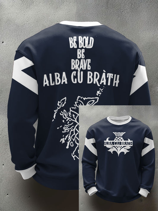 Men's Scotland Rugby Lover Printed Sweatshirt