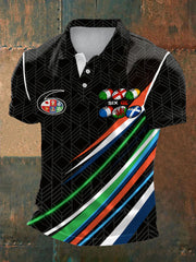 Men's Rugby Lover Game of Nations Printed Casual Tops