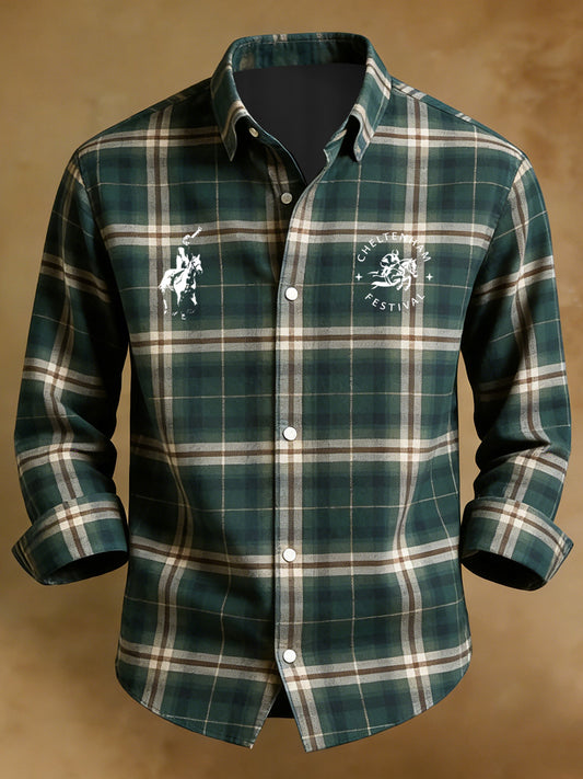 Men's Cheltenham Festival Casual Long Sleeve Shirt