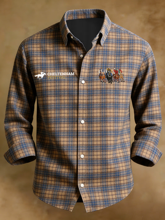 Men's Cheltenham Festival Casual Long Sleeve Shirt