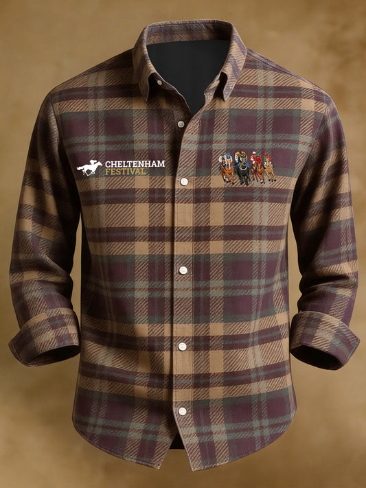 Men's Cheltenham Festival Casual Long Sleeve Shirt