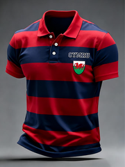 Men's Welsh Rugby Lover Printed polo shirt