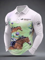 Men's Cheltenham Festival Print Long Sleeves Shirt
