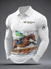 Men's Cheltenham Festival Print Long Sleeves Shirt