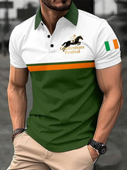 Men's Cheltenham Festival Print Short Sleeves Shirt