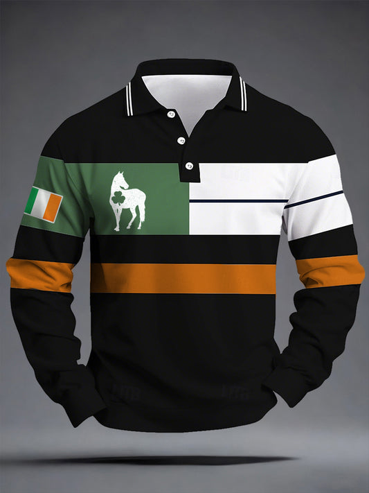 Men's Cheltenham Festival Print Long Sleeves Shirt