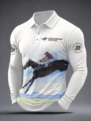 Men's Cheltenham Festival Print Long Sleeves Shirt