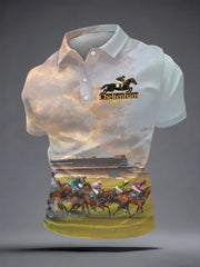 Men's Cheltenham Festival Print Short Sleeves Shirt