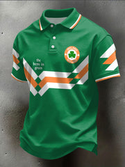 Men's Ireland Rugby Lover Printed Casual Tops