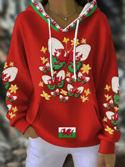 Women's Wales Welsh Rugby Art Printed Hoodie
