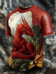 Men's Wales Welsh Rugby Lover Printed T-shirt