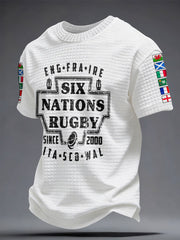 Men's 6 Nations Rugby Lover Printed T-shirt