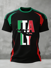 Men's Italia Rugby Short Sleeve T-shirt