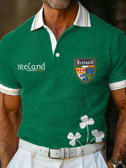 Men's Ireland Rugby Lover Printed Casual Tops