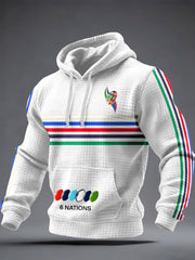 Men's 6 Nations Rugby Lover Printed Hoodie