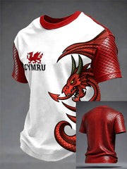 Men's Wales Welsh Lover Printed T-shirt