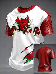 Men's Wales Welsh Lover Printed T-shirt