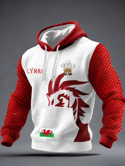 Men's Wales Welsh Lover Printed Hoodie