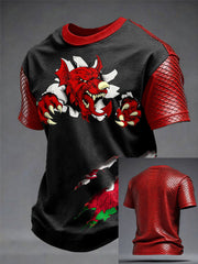 Men's Wales Welsh Lover Printed T-shirt