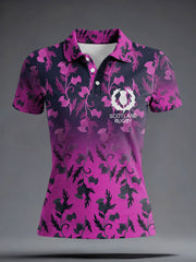 Women's Scotland Rugby Lover Printed Casual Tops