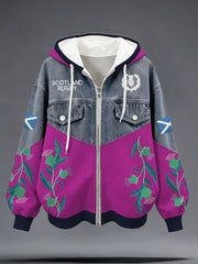 Women's Scotland Rugby Lover Printed Coat
