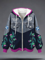 Women's Scotland Rugby Lover Printed Coat