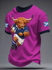 Men's Scotland Rugby Lover Printed T-shirt