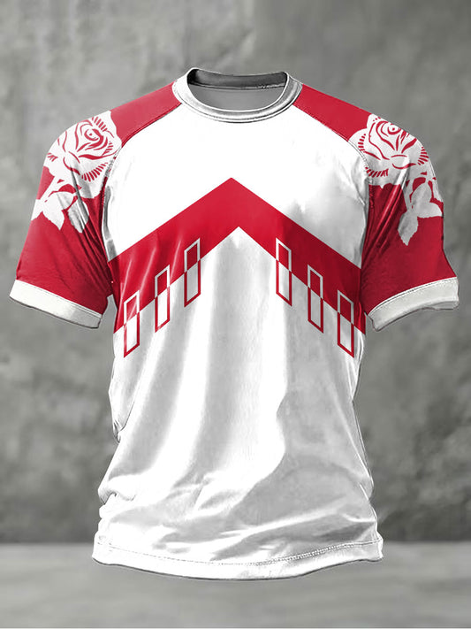 Men's England Rugby Lover Printed short sleeve t-shirt