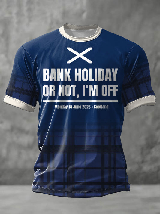 Men's Scotland Football Lover Printed T-shirt