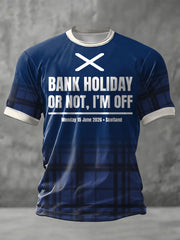 Men's Scotland Football Lover Printed T-shirt