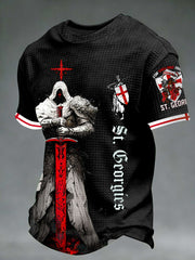 Men's St George's Day Waffle Short Sleeve Tee