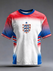Men's UK Football Lover England Printed short sleeves t-shirt