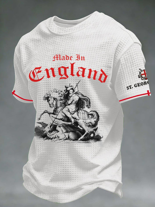 Men's St George's Day Waffle Short Sleeve Tee