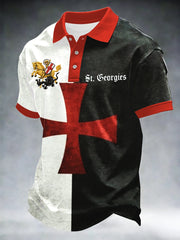 Men's St George's Day polo shirt