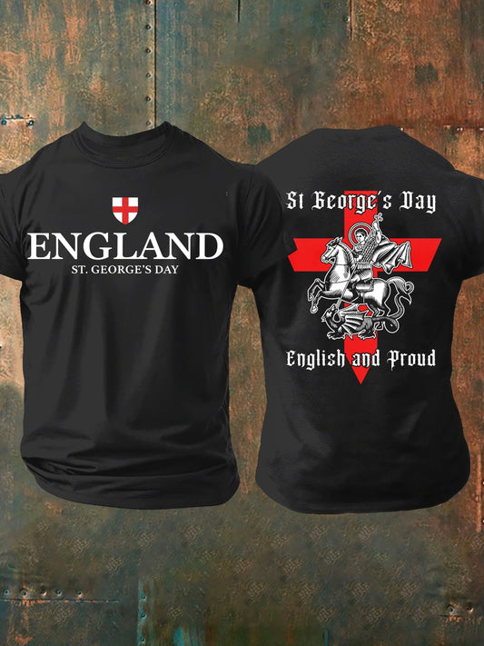 Men's St George's Day short sleeves t-shirt