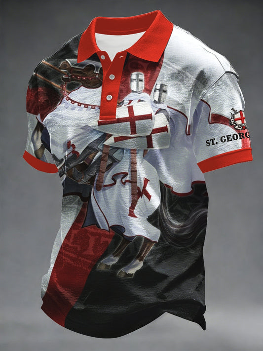 Men's St George's Day polo shirt