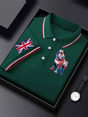 Men's Vintage England Flag Casual Shirt