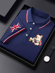 Men's Vintage England Flag Casual Shirt