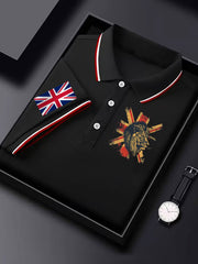 Men's Vintage England Flag Lion Casual Shirt