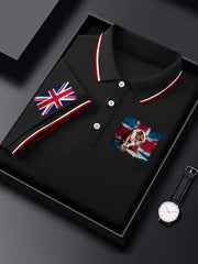 Men's Vintage England Flag Casual Shirt