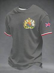 Men's UK Printed Waffle Short Sleeve
