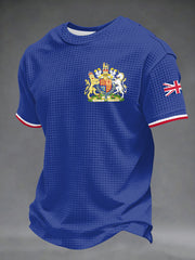 Men's UK Printed Waffle Short Sleeve