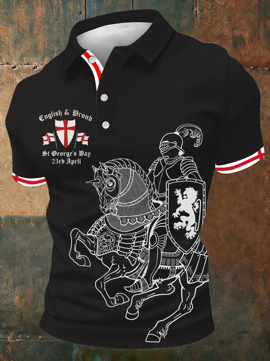 Men's St George's Day polo shirt