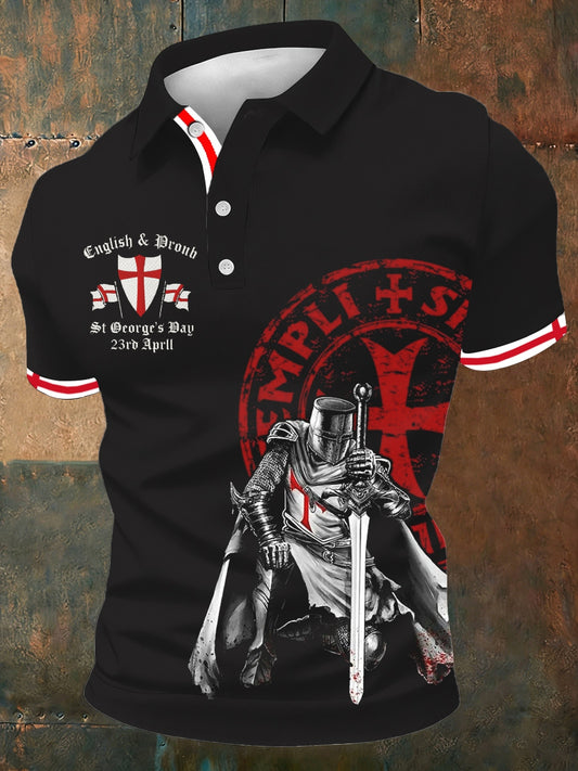 Men's St George's Day polo shirt