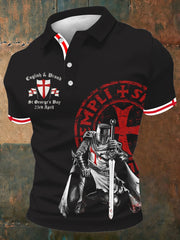 Men's St George's Day polo shirt